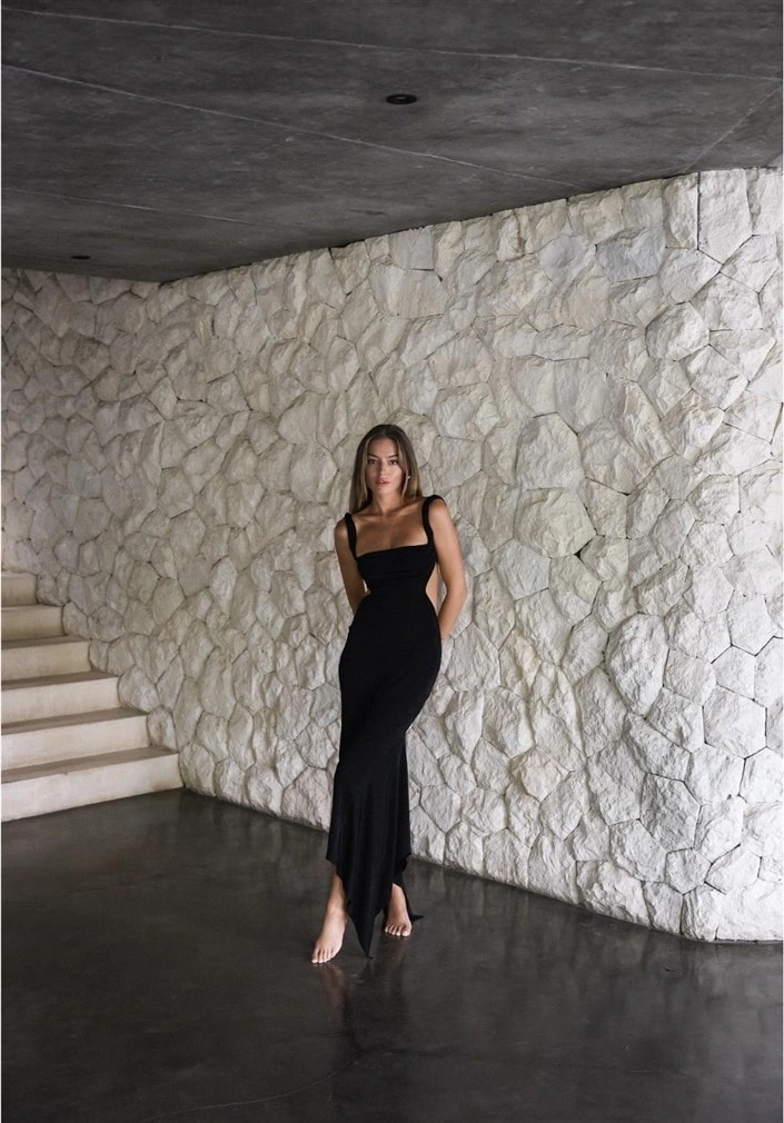 ASLIE DRESS - Black