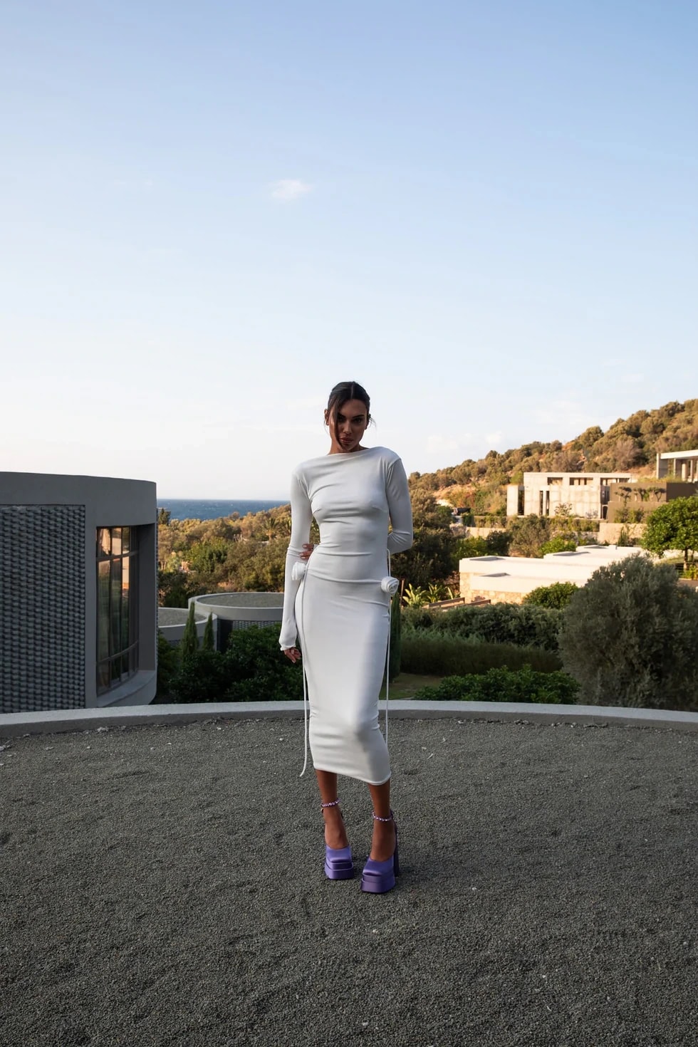 GILDA DRESS - White