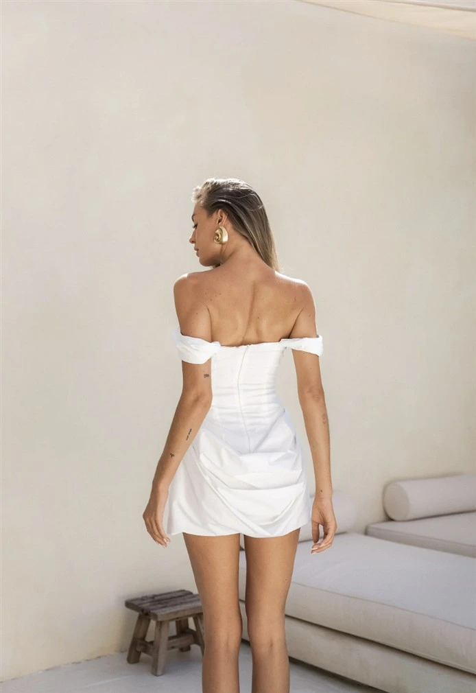 NELLA DRESS - White