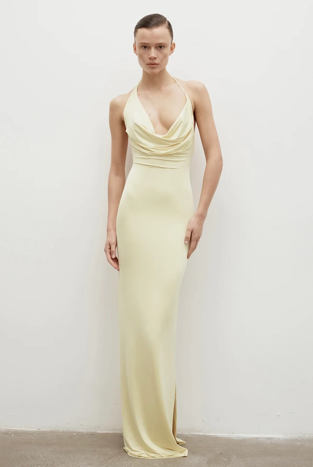 HAILEY BUTTER DRESS - Yellow