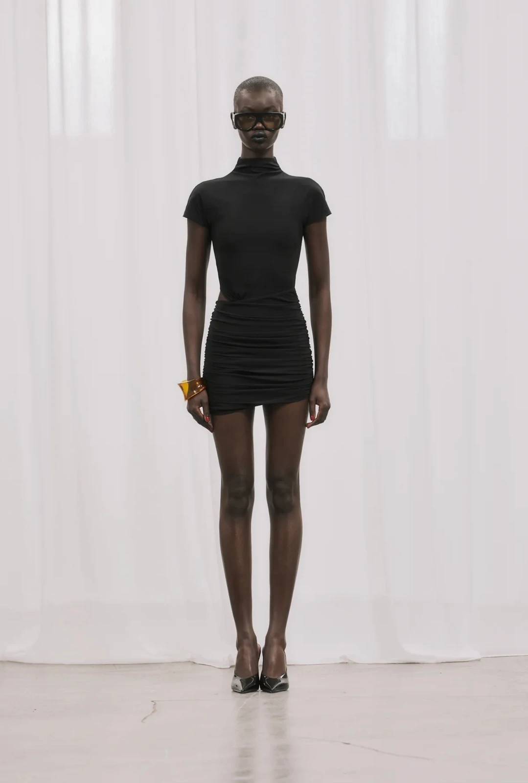 FLEUR DRESS - Black